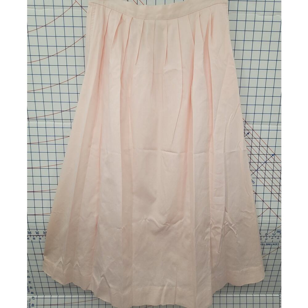 Nordstrom Vintage‎ Pink Short Sleeve Blouse Pleated Preppy Maxi Skirt Set Outfit - Picture 10 of 16